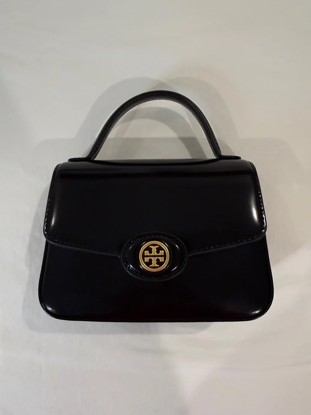 Tory Burch Black Mini Top Handle Crossbody Bag